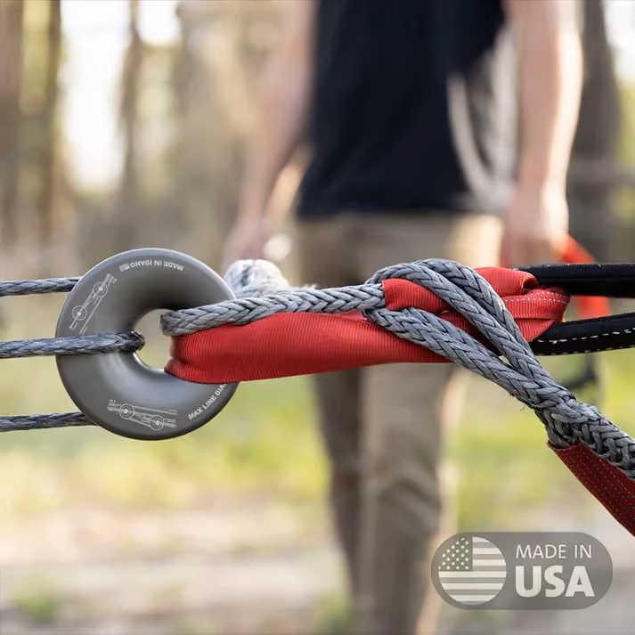 A image of a offset winch snatch ring