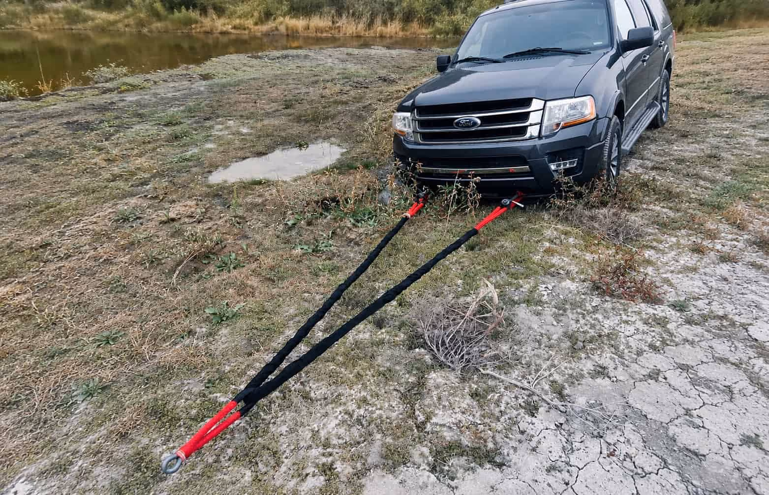 Image of vehicle being recovered